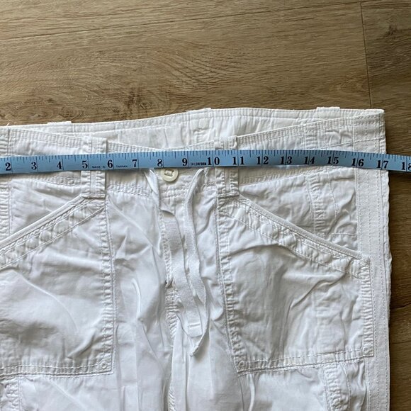 White Cotton Cargo Pant - Picture 6 of 11